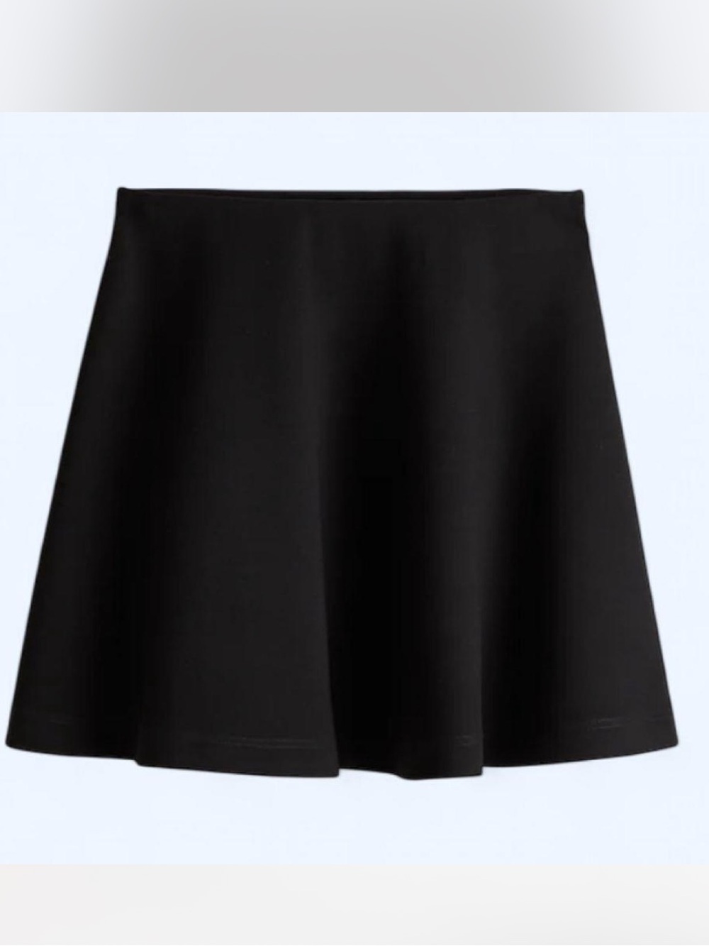 Divided Black Circle Skater Skirt